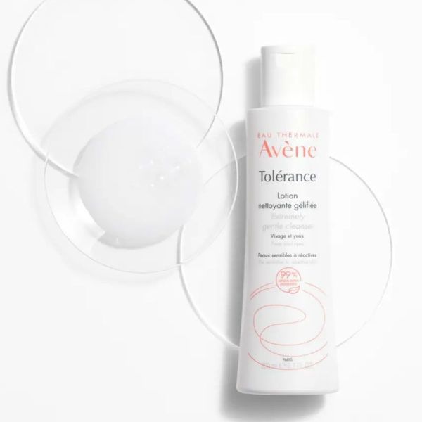 Avène Tolérance Lotion nettoyante gélifiée visages & yeux peaux sensibles à réactives (200 ml)
