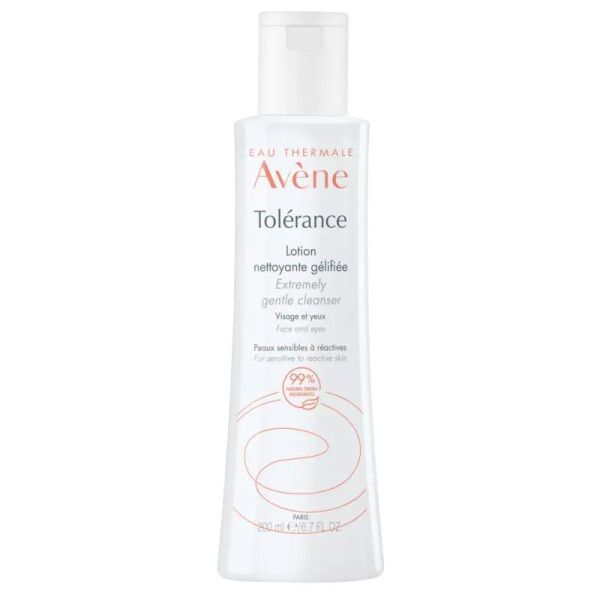 Avène Tolérance Lotion nettoyante gélifiée visages & yeux peaux sensibles à réactives (200 ml)