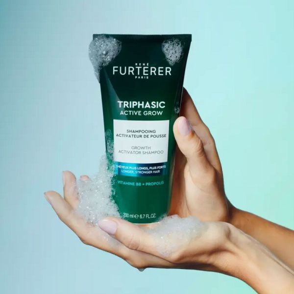 Triphasic Active Grow Shampooing accélérateur de pousse vitamine B8 + propolis (200 ml)