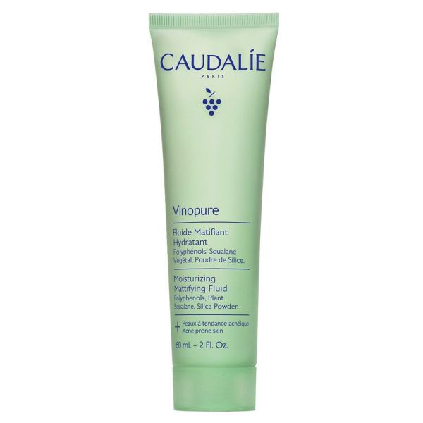 Caudalie Vinopure Fluide Matifiant Hydratant à la poudre de silice (60 ml)
