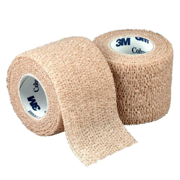 3M Coheban Bande de contention cohésive élastique 7 cm x 3 m couleur Chair (1x)