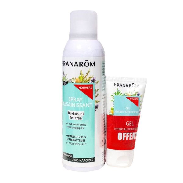 AROMAFORCE Spray Assainissant Ravintsara Tea-Tree BIO