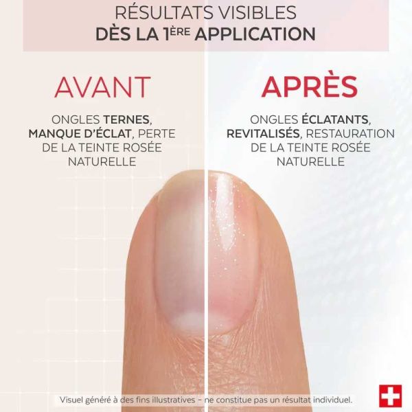 Poderm Professionnal Nail Corrector Vernis Booster d'Eclat Biopeptides (8Ml)