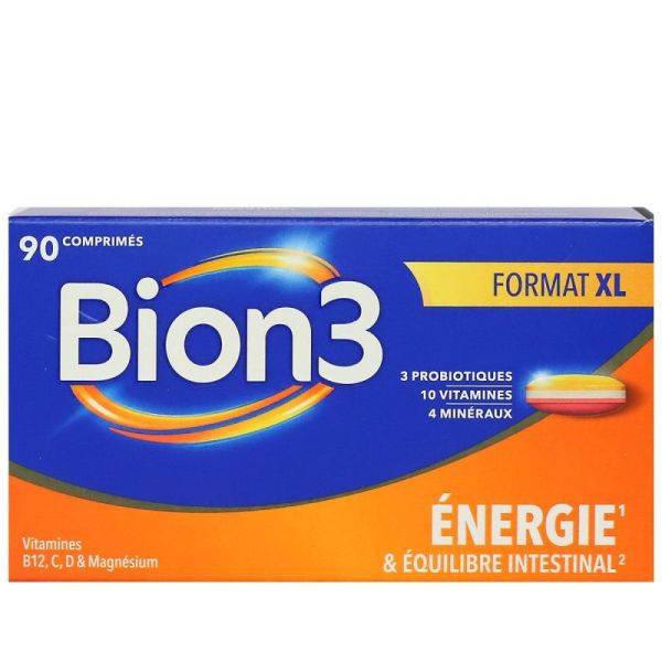 Bion3 Vitalité énergie & soutien système immunitaire (90 comprimés)