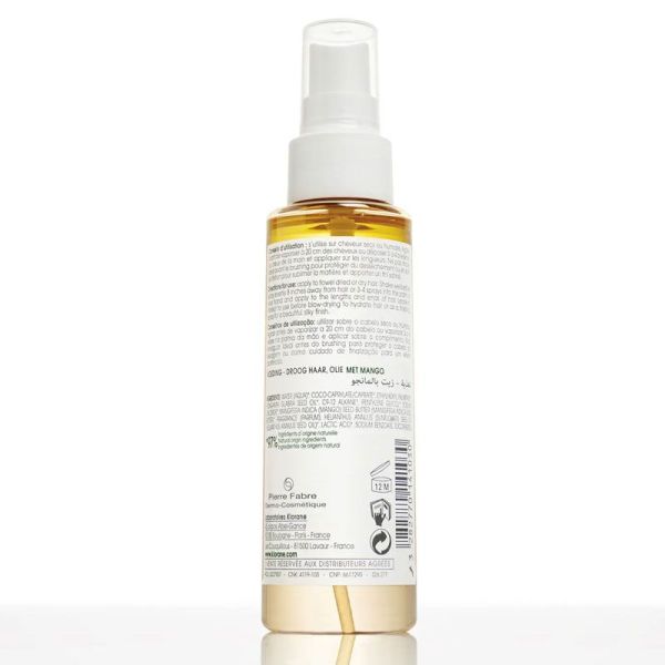 Klorane Nutrition Huile Capilaire Bi-Phase à la Mangue médicinale (100 ml)
