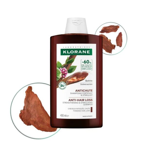 Klorane Shampoing fortifiant et stimulant à la Quinine et à l'Edelweiss (200 ml)