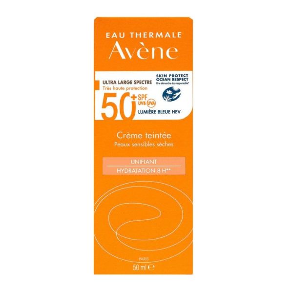 Avene Solaire Spf50+ Creme Teinte naturelle 50Ml