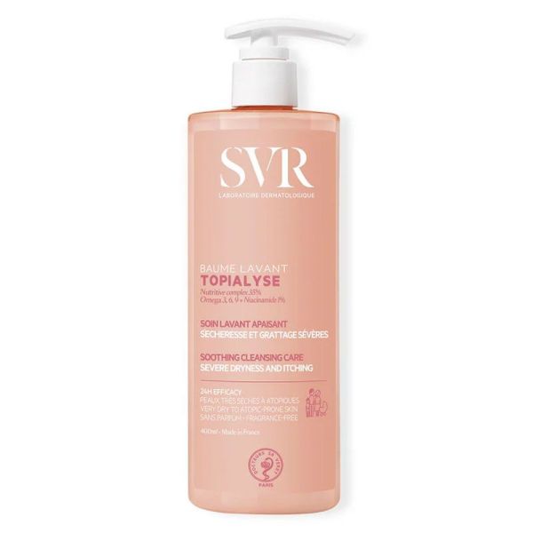 SVR Topialyse Baume Lavant apaisant, sécheresse & grattage sévères (400 ml)