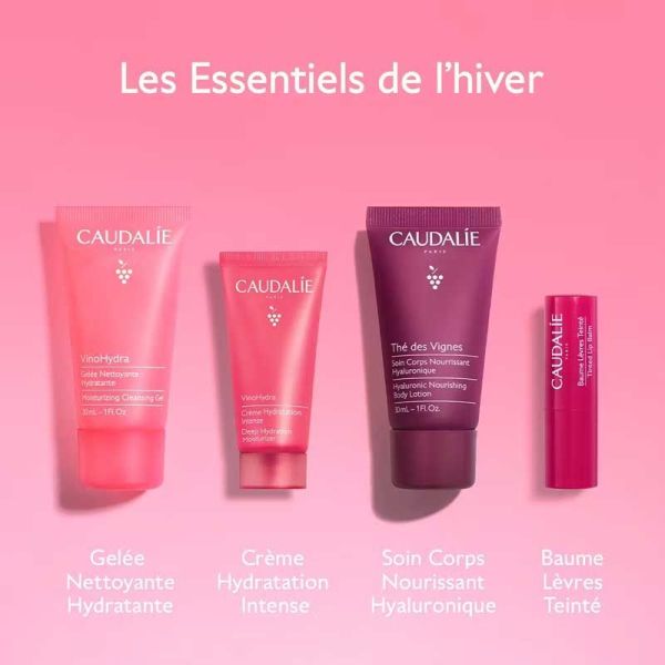 Caudalie Trousse Rituel d'Hydratation 4 soins hydratants Noël/Hiver 2025