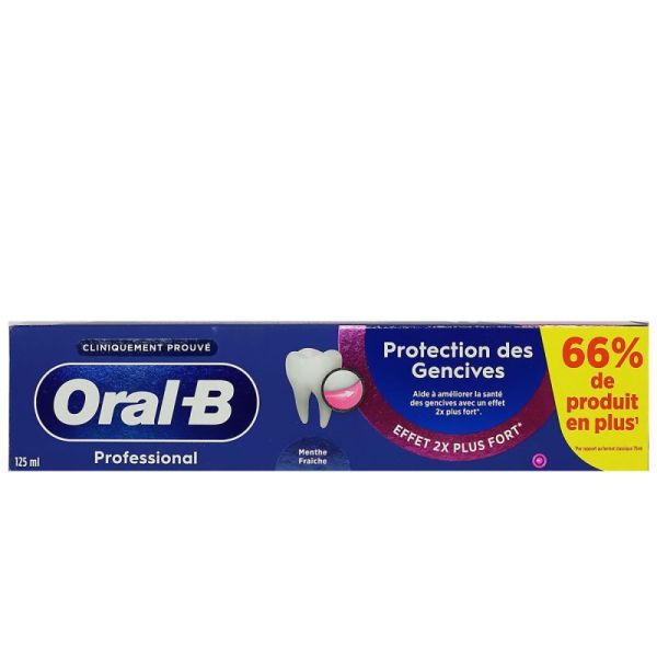 Oral-B Professional Dentifrice Protection des Gencives (125 ml)