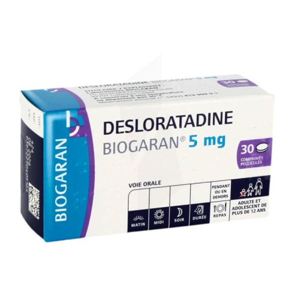 Desloratadine Biog 5Mg Cpr 30