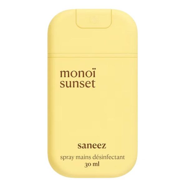 Saneez Spray mains désinfectant Monoï Sunset (30 ml)
