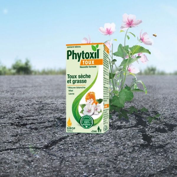 Phytoxil Toux Sirop pour toux sèche et grasse aux extraits de plante (100 ml)