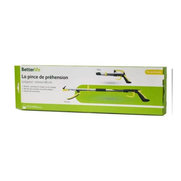 Betterlife Pince de préhension pliante extremité aimantée longueur 66 cm (x1)