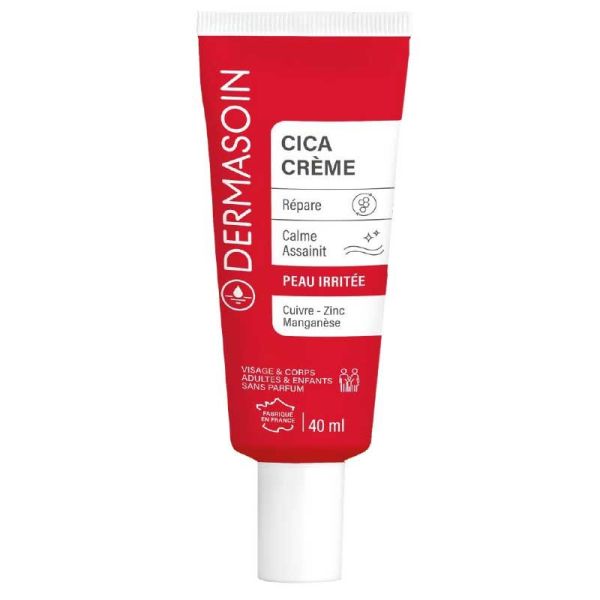 Dermasoin Cica Crème répare, calme, assainit les peaux irritées (40 ml)