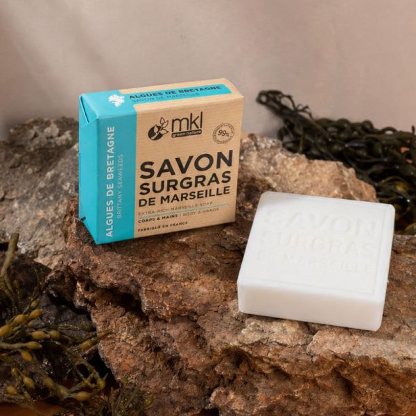MKL Green Nature Savon de Marseille Surgras aux Algues de Bretagne (100 g)