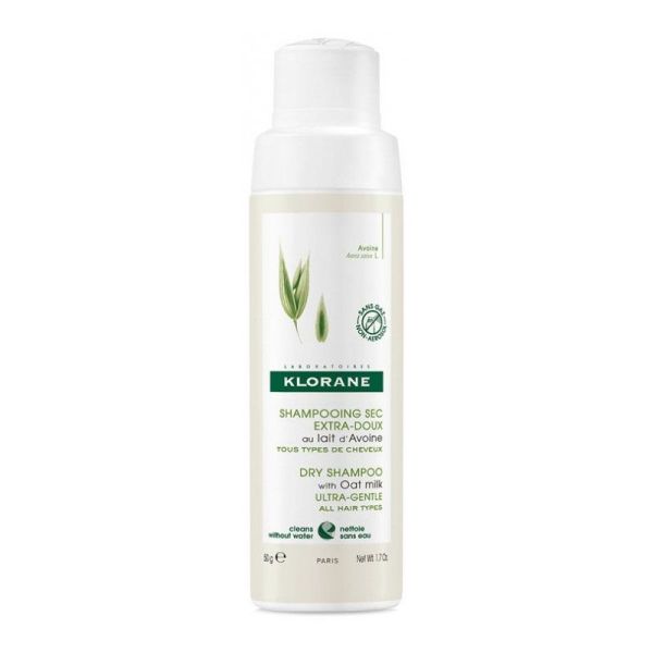 Klorane Shampoing sec au lait d'Avoine - Sans gaz (50 g)