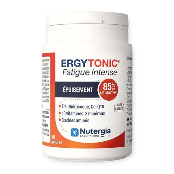 Ergytonic Fatigue Intense, Épuisement (60 gélules végétales)