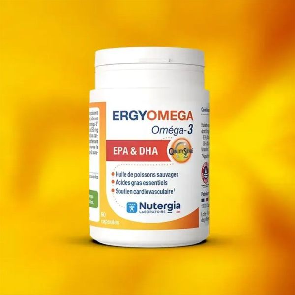 Nutergia Ergyomega Oméga-3 EPA & DHA (60 capsules)