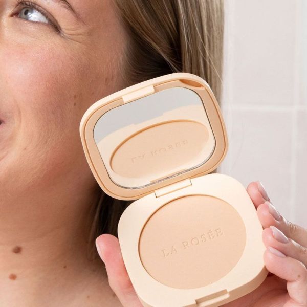 La Rosée Recharge Poudre Compacte Soin à l'abricot Bio Teinte 01 Clair (8 g)