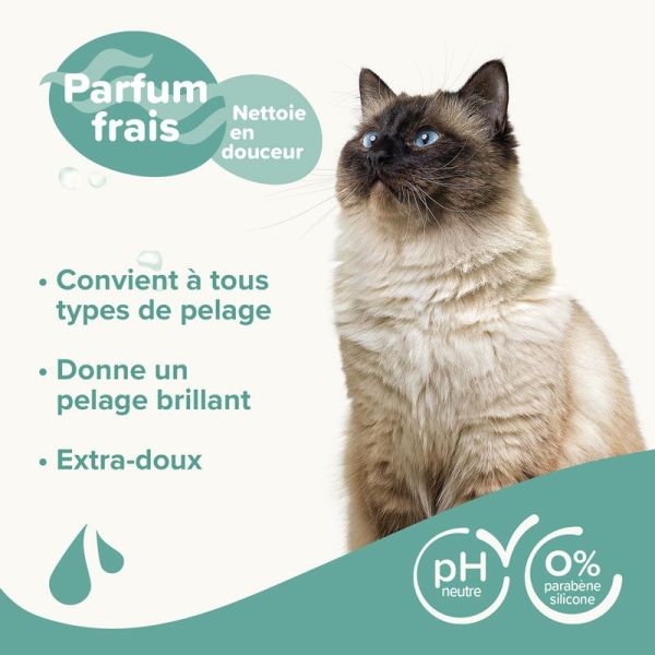 Beaphar Essentiel Shampoing extra-doux pour chat (250 ml)