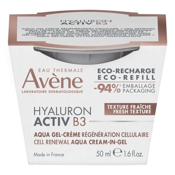 Hyaluron Activ B3 Aqua Gel-Crème Régénération Cellulaire 3-en-1 (Recharge 50ml)