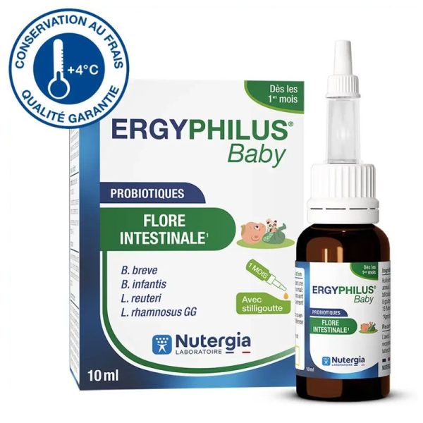 Nutergia Ergyphilus Baby stilligoutte probiotiques flore intestinale (10 ml)