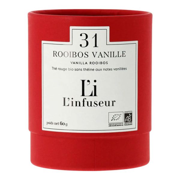 L'infuseur Thé rouge bio Rooibos Vanille n°31 (60 g)