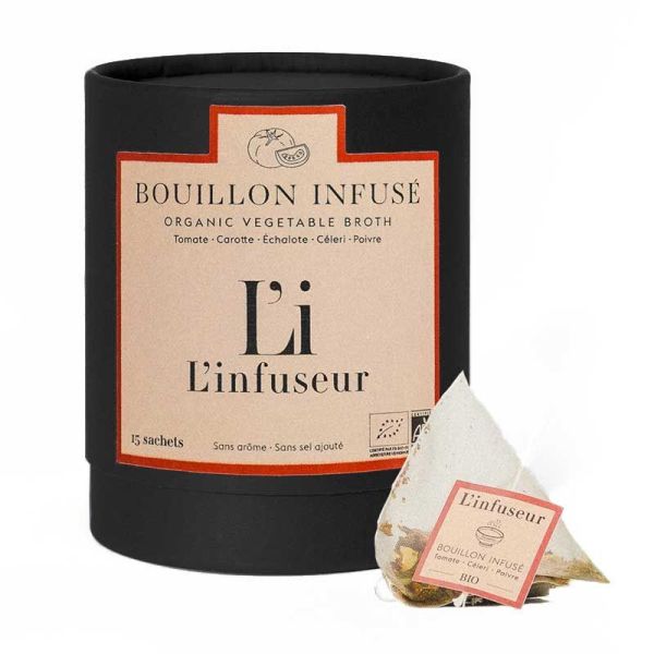 L'infuseur Bouillon Infusé Tomate-Céleri bio (15 sachets)
