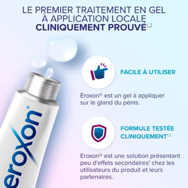 Eroxon Stimgel traitement du dysfonctionnement érectile (x4)