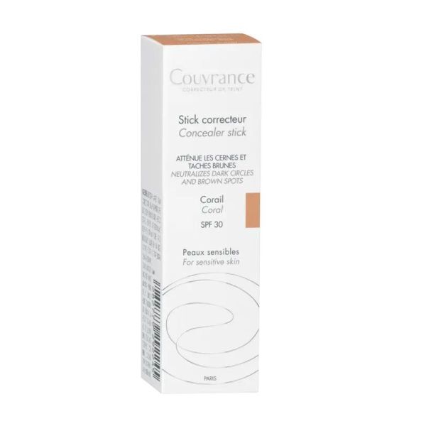 Avène Couvrance Stick Correcteur Corail unifie le teint, maquille (4 g)
