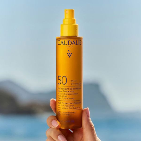 Huile Solaire Sublimatrice Haute Protection SPF50 fini satiné, bronzage éclatant (150 ml)