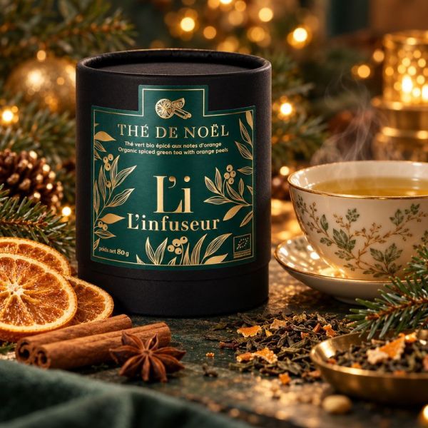 L'infuseur Thé Vert bio de Noël 2026 édition limitée (80 g)