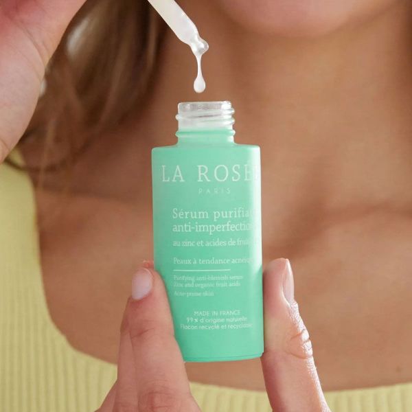 La Rosée Sérum Purifiant Anti-Imperfections au zinc et acides de fruits bio (30 ml)