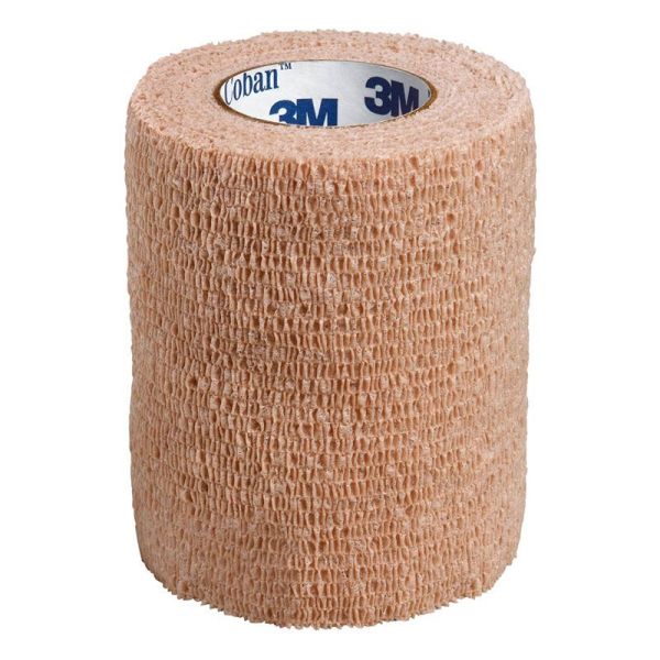 3M Coban Bande de contention cohésive blanche 5 cm x 2,30 m (x1)