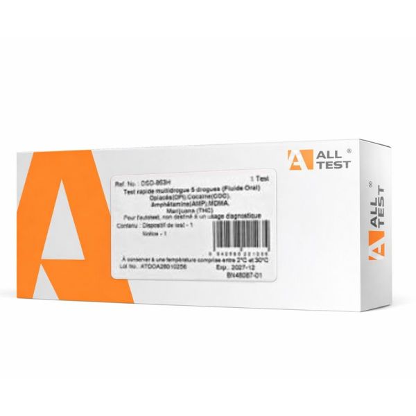 All Test Autotest Dépistage salivaire de 5 drogues (x1)