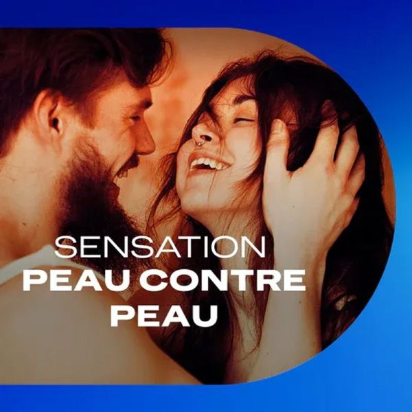 Durex Préservatifs Nude XL ultra fins, sensation peau contre peau (x10)