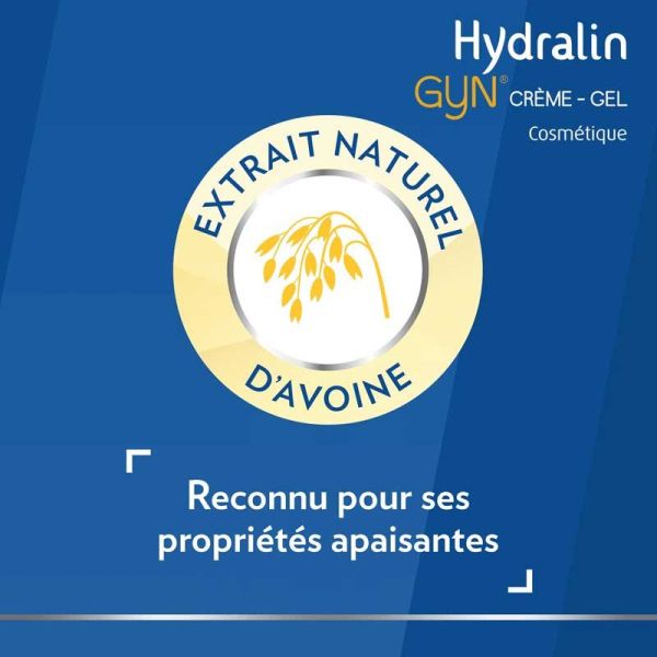 HydralinGyn Crème-Gel Apaisant zone intime sensible ou irritée (15 g)
