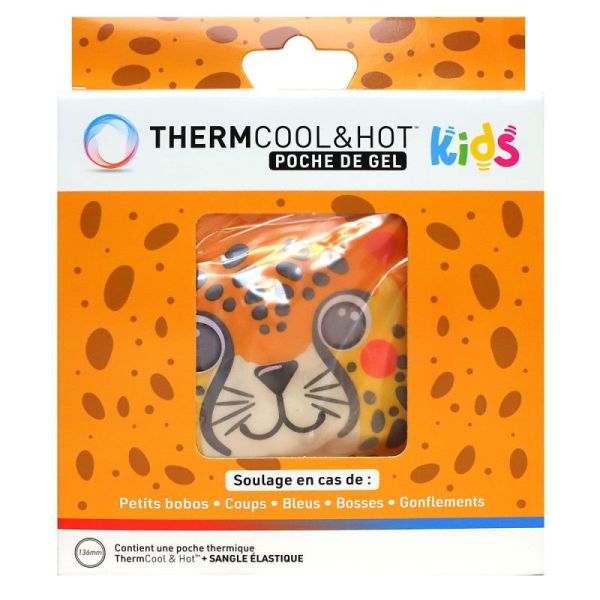 ThermCool & Hot Poche de Gel Kids Léopard coups, bleus, bosses, gonflements