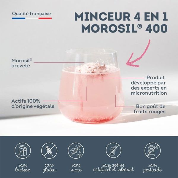 Vitavea Minceur 4 en 1 Morosil 400 brûle-graisse, minceur, métabolisme (240 g)