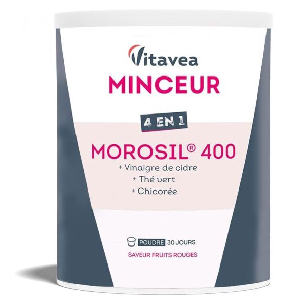 Vitavea Minceur 4 en 1 Morosil 400 brûle-graisse, minceur, métabolisme (240 g)