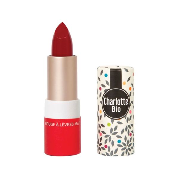 Charlotte Bio Rouge à Lèvres Mat Rouge Passion (3,5 g)