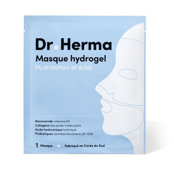 Dr. Herma Masques Hydrogel hydratation et éclat (x4)