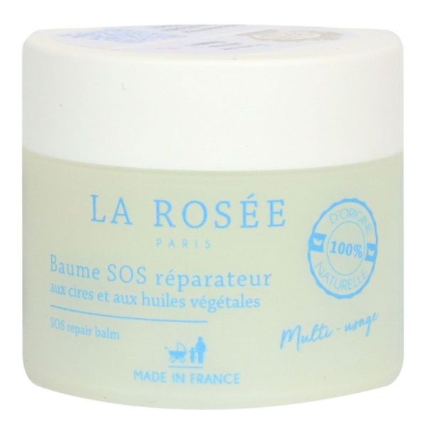 La Rosée Baume SOS Réparateur  aux cires et huiles végétales multi-usage (20 g)