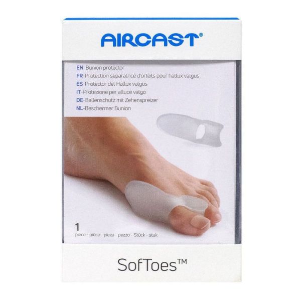 Aircast Softoes Protecteur Separateur d'orteils pour Hallux valgus