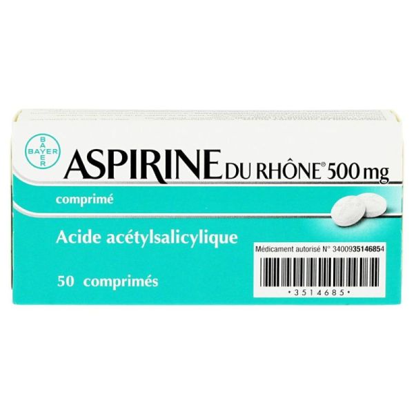 Aspirine 500Mg Rhone Cpr 50