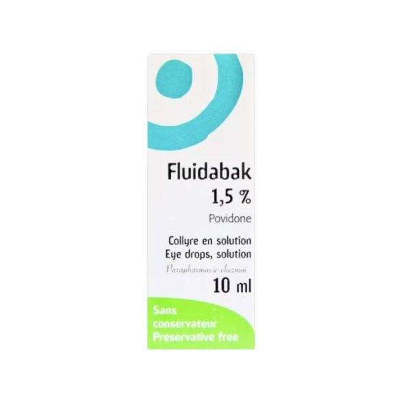 Fluidabak Collyre 1,5% 10ml