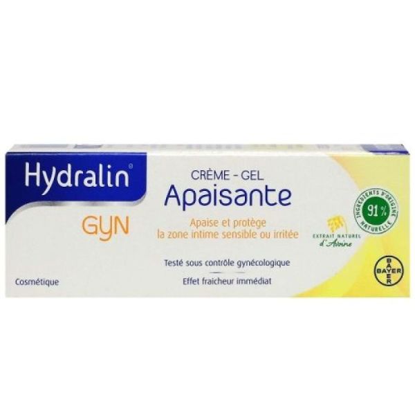 HydralinGyn Crème-Gel Apaisant zone intime sensible ou irritée (15 g)
