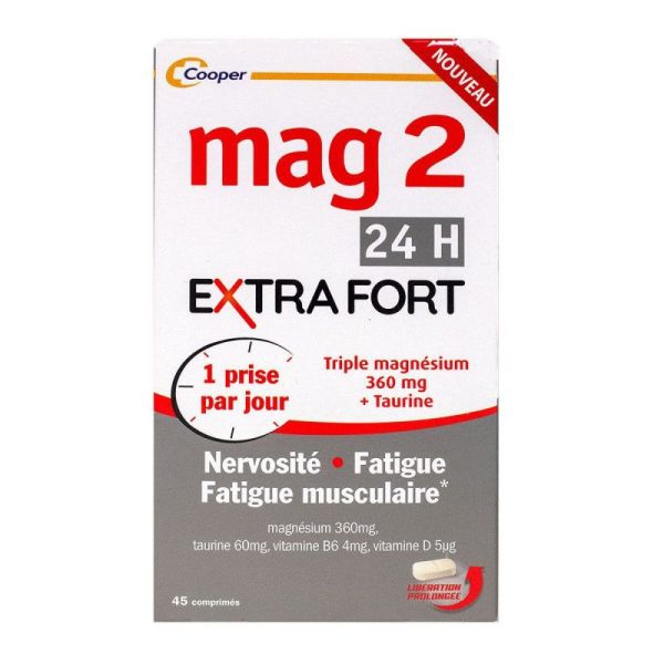 Mag 2 Extra Fort Complément alimentaire de la Cooper 