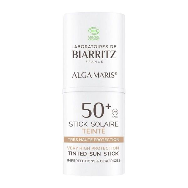 Biarritz Alga Maris Stick solaire teinté SPF50+ 9g